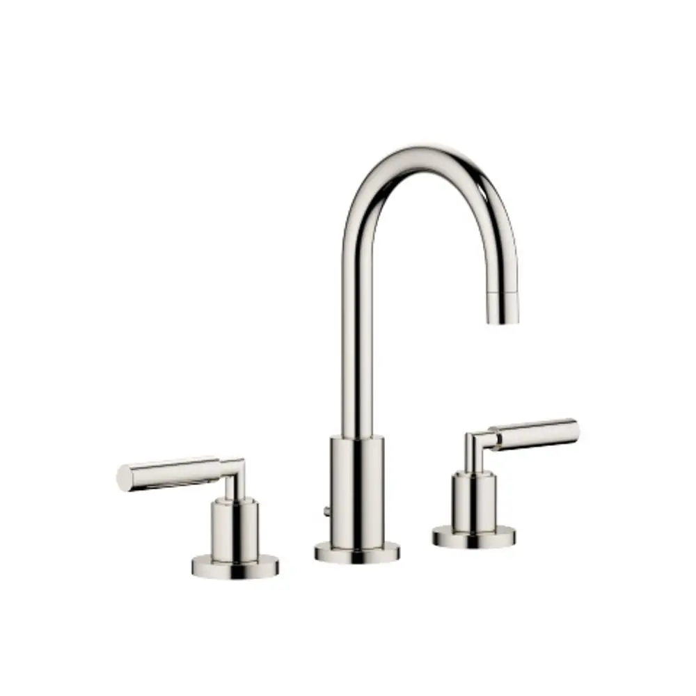 Dornbracht-TARA.-Waschtisch-Dreilochbatterie-mit Ablaufgarnitur-Ausladung 135mm-platin, 20710882-08 Galeriebild 1